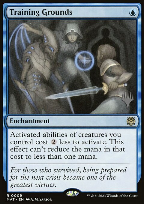 Training Grounds, March of the Machine: The Aftermath Promos #9p, Magic: The Gathering card