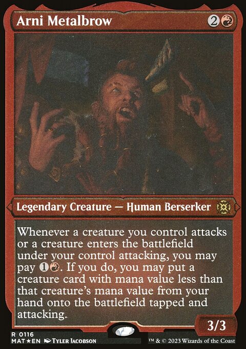 Arni Metalbrow, March of the Machine: The Aftermath #116, Magic: The Gathering card