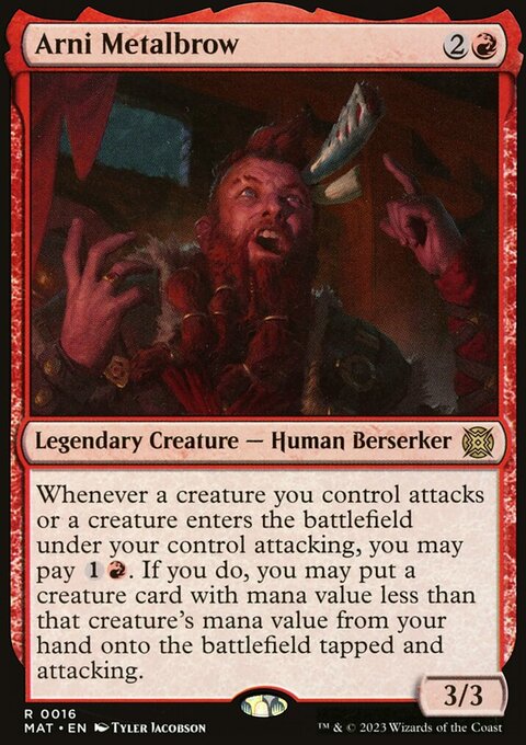 Arni Metalbrow, March of the Machine: The Aftermath #16, Magic: The Gathering card
