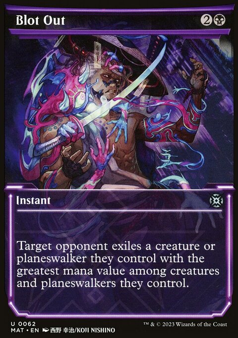 Blot Out, March of the Machine: The Aftermath #62, Magic: The Gathering card