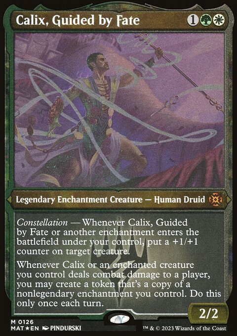 Calix, Guided by Fate, March of the Machine: The Aftermath #126, Magic: The Gathering card