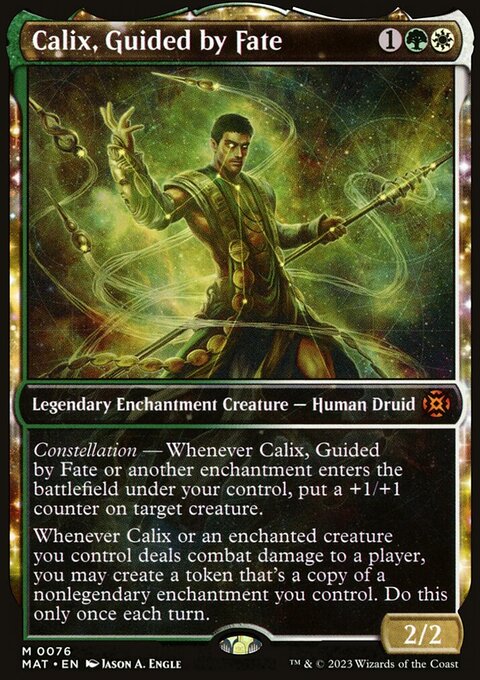 Calix, Guided by Fate, March of the Machine: The Aftermath #76, Magic: The Gathering card