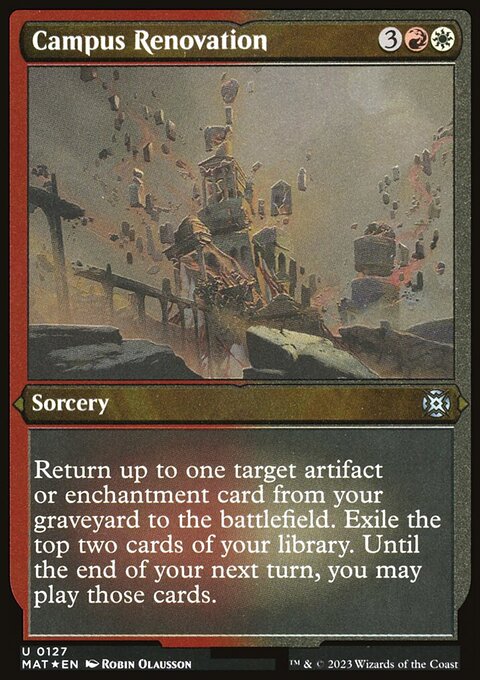 Campus Renovation, March of the Machine: The Aftermath #127, Magic: The Gathering card