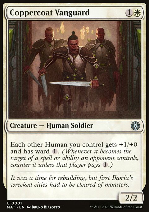 Coppercoat Vanguard, March of the Machine: The Aftermath #1, Magic: The Gathering card
