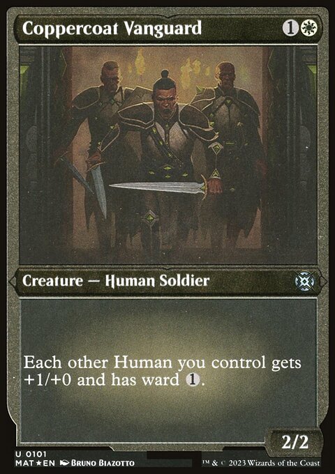 Coppercoat Vanguard, March of the Machine: The Aftermath #101, Magic: The Gathering card