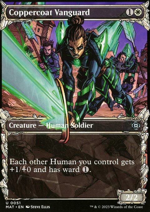 Coppercoat Vanguard, March of the Machine: The Aftermath #51, Magic: The Gathering card