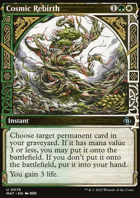 Cosmic Rebirth, March of the Machine: The Aftermath #78, Magic: The Gathering card