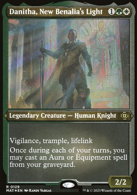 Danitha, New Benalia's Light, March of the Machine: The Aftermath #129, Magic: The Gathering card