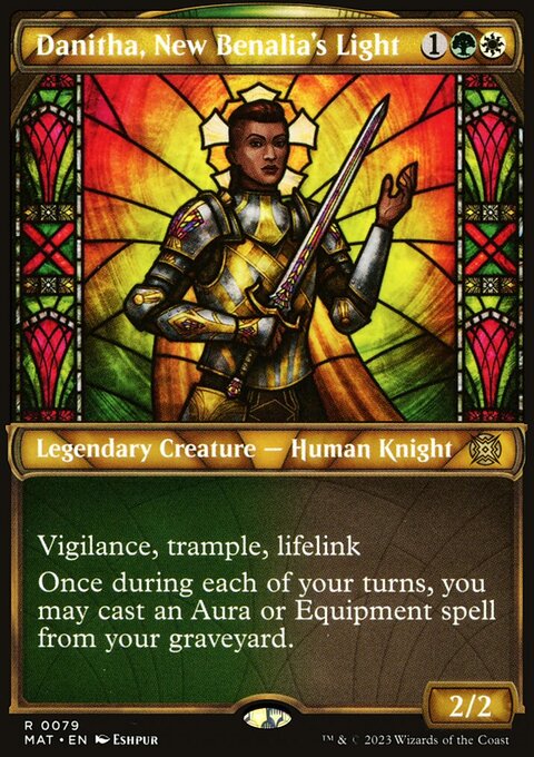 Danitha, New Benalia's Light, March of the Machine: The Aftermath #79, Magic: The Gathering card