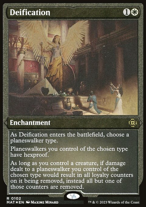 Deification, March of the Machine: The Aftermath #102, Magic: The Gathering card