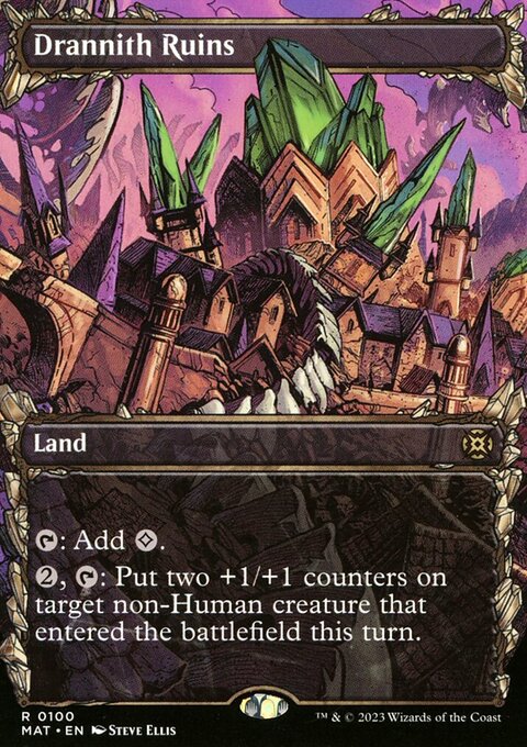 Drannith Ruins, March of the Machine: The Aftermath #100, Magic: The Gathering card