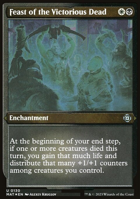 Feast of the Victorious Dead, March of the Machine: The Aftermath #130, Magic: The Gathering card