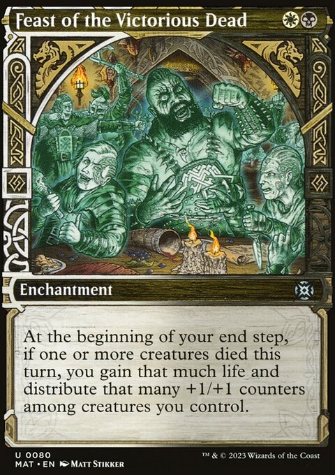 Feast of the Victorious Dead, March of the Machine: The Aftermath #80, Magic: The Gathering card