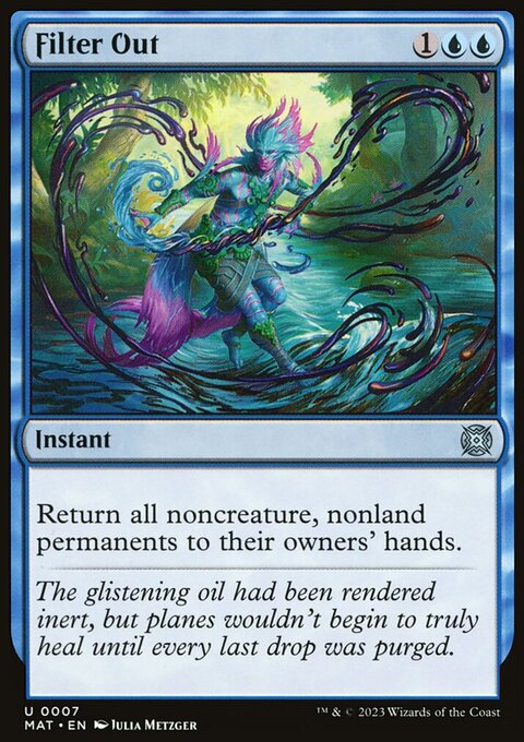Filter Out, March of the Machine: The Aftermath #7, Magic: The Gathering card
