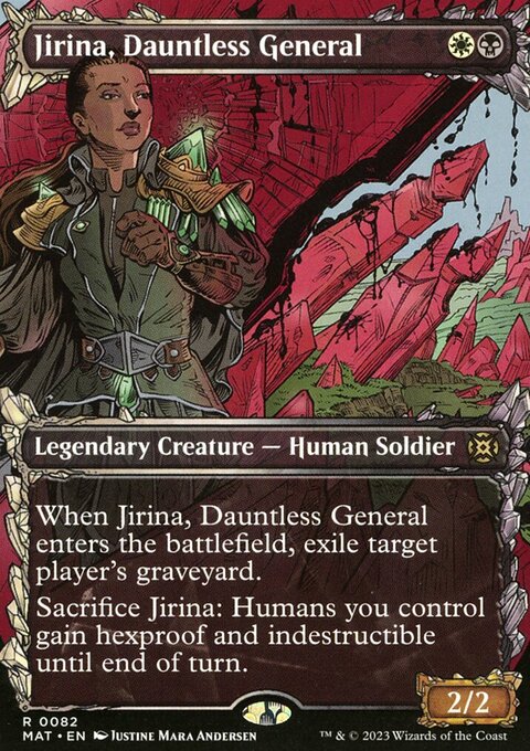 Jirina, Dauntless General, March of the Machine: The Aftermath #82, Magic: The Gathering card