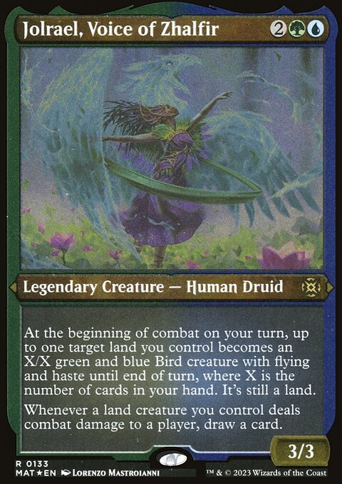 Jolrael, Voice of Zhalfir, March of the Machine: The Aftermath #133, Magic: The Gathering card