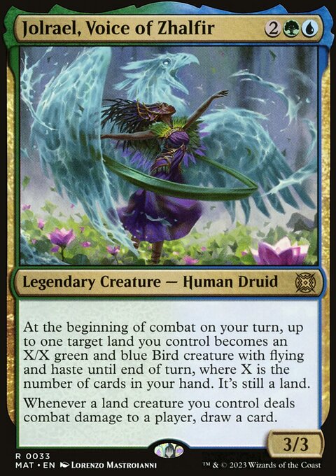 Jolrael, Voice of Zhalfir, March of the Machine: The Aftermath #33, Magic: The Gathering card