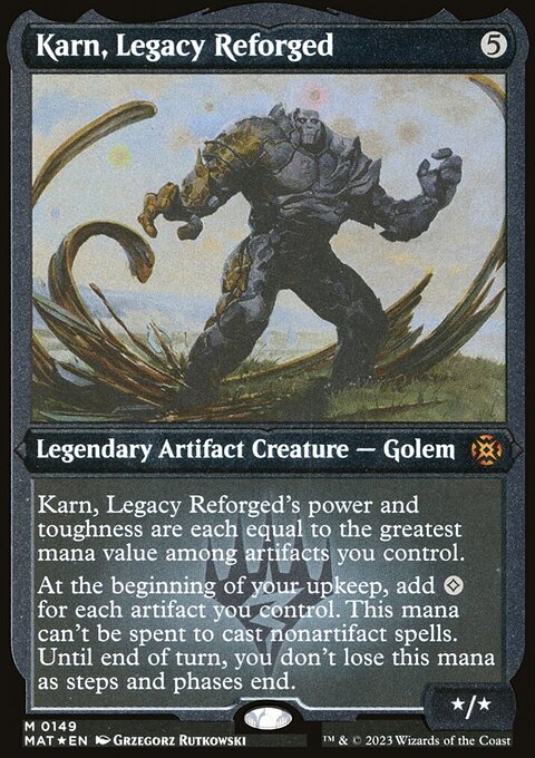 Karn, Legacy Reforged, March of the Machine: The Aftermath #149, Magic: The Gathering card