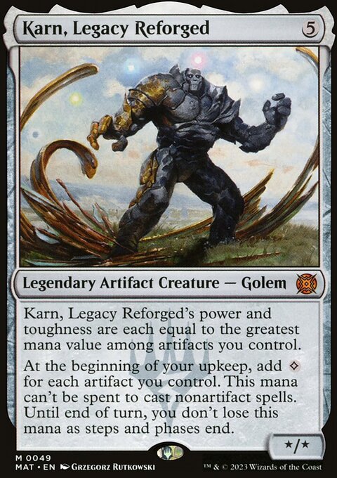 Karn, Legacy Reforged, March of the Machine: The Aftermath #49, Magic: The Gathering card