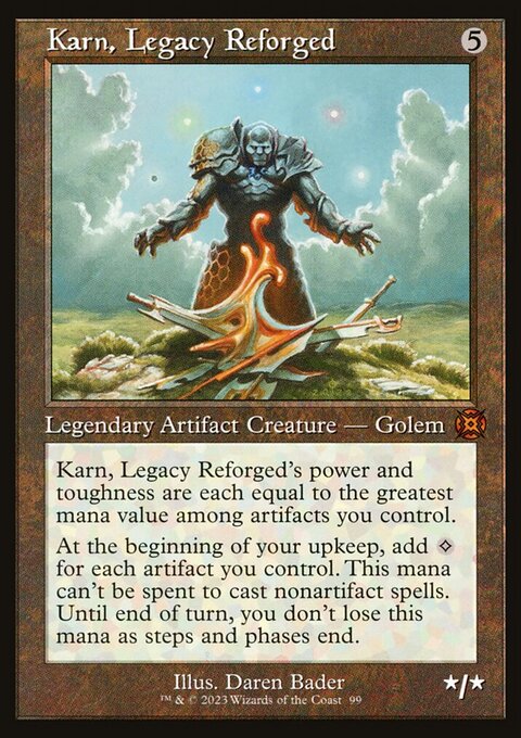 Karn, Legacy Reforged, March of the Machine: The Aftermath #99, Magic: The Gathering card