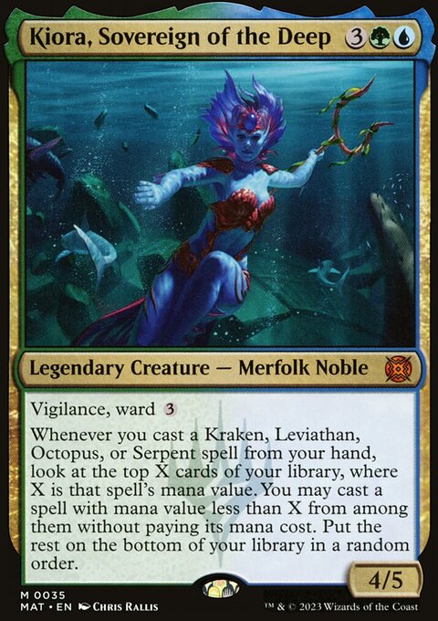 Kiora, Sovereign of the Deep, March of the Machine: The Aftermath #35, Magic: The Gathering card