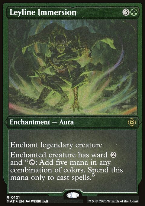 Leyline Immersion, March of the Machine: The Aftermath #121, Magic: The Gathering card