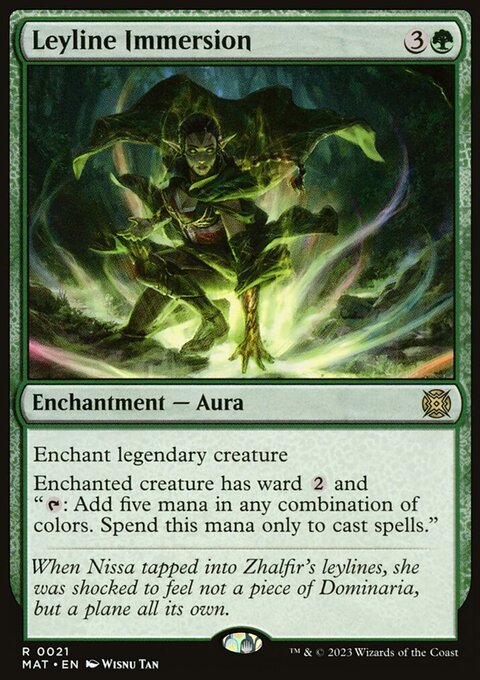 Leyline Immersion, March of the Machine: The Aftermath #21, Magic: The Gathering card