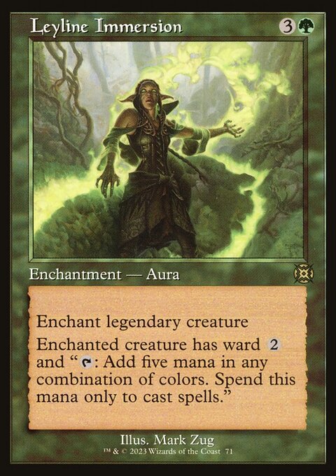 Leyline Immersion, March of the Machine: The Aftermath #71, Magic: The Gathering card