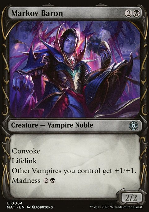 Markov Baron, March of the Machine: The Aftermath #64, Magic: The Gathering card