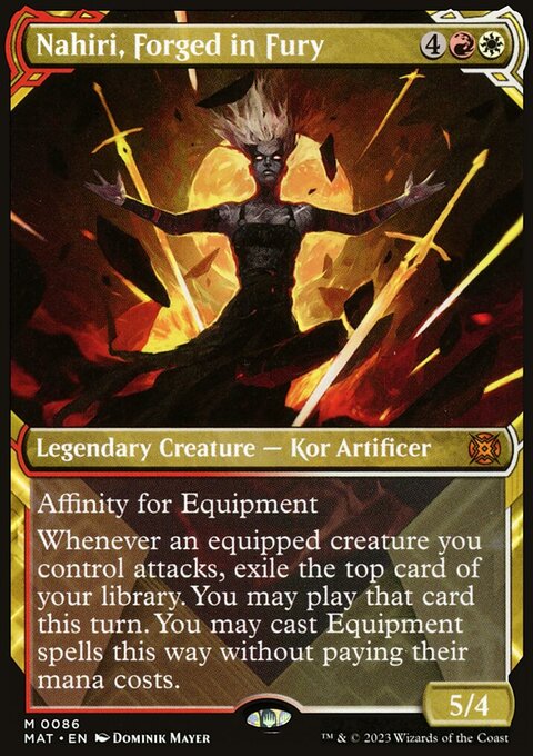 Nahiri, Forged in Fury, March of the Machine: The Aftermath #86, Magic: The Gathering card