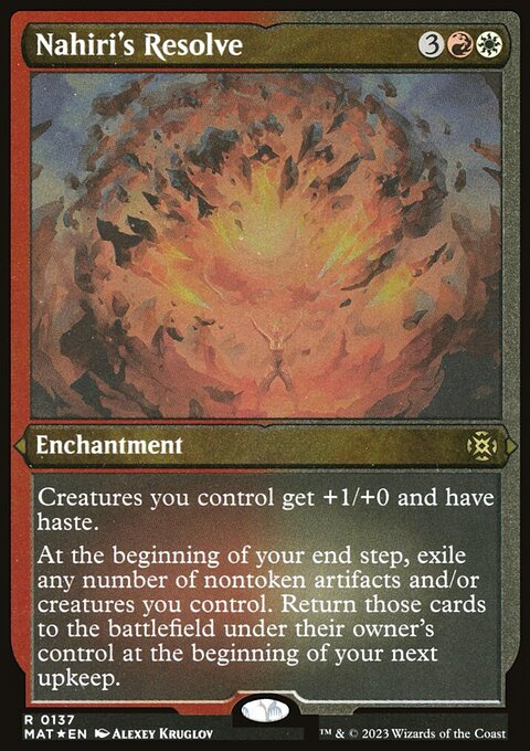 Nahiri's Resolve, March of the Machine: The Aftermath #137, Magic: The Gathering card