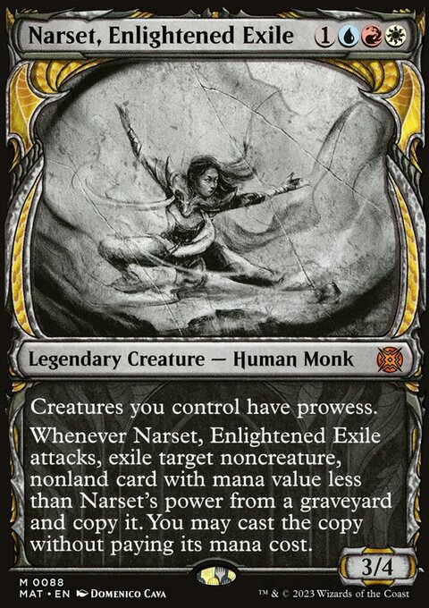 Narset, Enlightened Exile, March of the Machine: The Aftermath #88, Magic: The Gathering card
