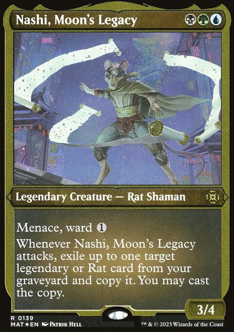 Nashi, Moon's Legacy, March of the Machine: The Aftermath #139, Magic: The Gathering card