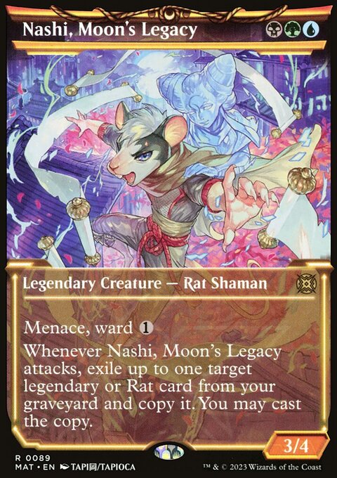 Nashi, Moon's Legacy, March of the Machine: The Aftermath #89, Magic: The Gathering card