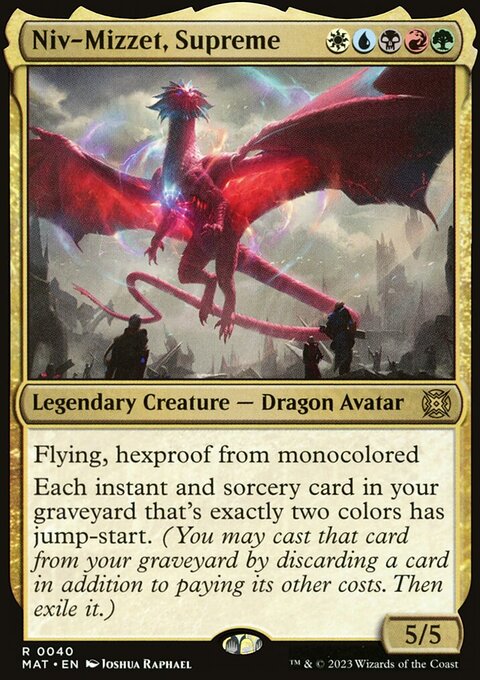 Niv-Mizzet, Supreme, March of the Machine: The Aftermath #40, Magic: The Gathering card