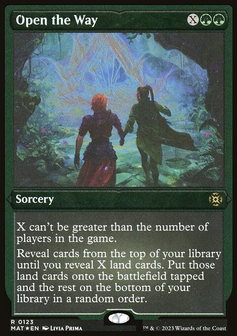 Open the Way, March of the Machine: The Aftermath #123, Magic: The Gathering card