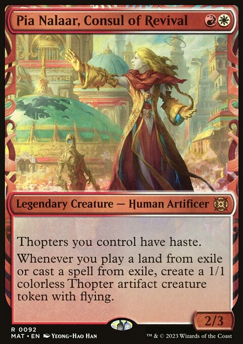 Pia Nalaar, Consul of Revival, March of the Machine: The Aftermath #92, Magic: The Gathering card