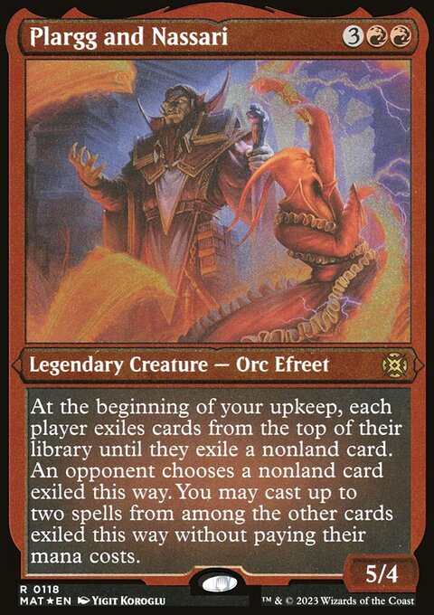 Plargg and Nassari, March of the Machine: The Aftermath #118, Magic: The Gathering card