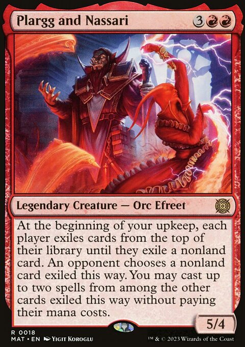 Plargg and Nassari, March of the Machine: The Aftermath #18, Magic: The Gathering card