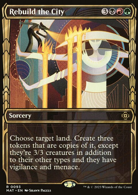 Rebuild the City, March of the Machine: The Aftermath #93, Magic: The Gathering card