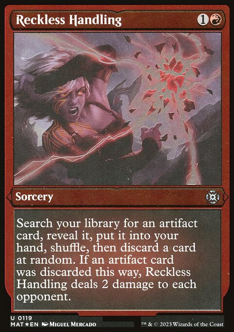 Reckless Handling, March of the Machine: The Aftermath #119, Magic: The Gathering card