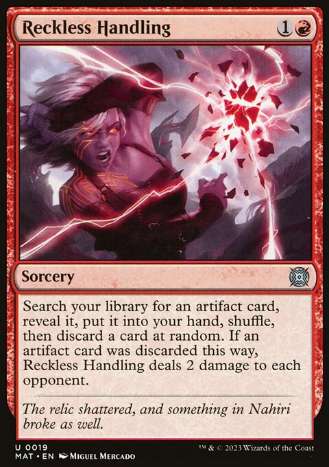 Reckless Handling, March of the Machine: The Aftermath #19, Magic: The Gathering card