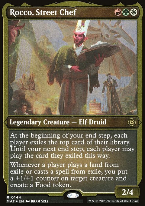 Rocco, Street Chef, March of the Machine: The Aftermath #144, Magic: The Gathering card