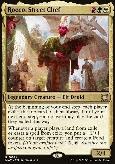 Rocco, Street Chef, March of the Machine: The Aftermath #44, Magic: The Gathering card