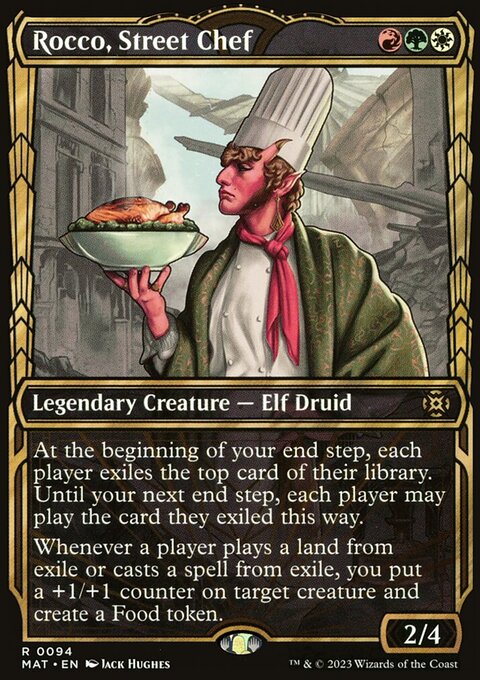 Rocco, Street Chef, March of the Machine: The Aftermath #94, Magic: The Gathering card