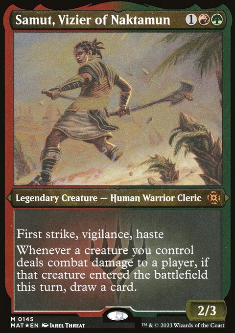 Samut, Vizier of Naktamun, March of the Machine: The Aftermath #145, Magic: The Gathering card