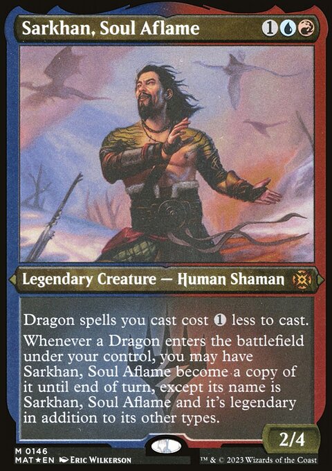 Sarkhan, Soul Aflame, March of the Machine: The Aftermath #146, Magic: The Gathering card