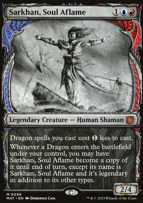 Sarkhan, Soul Aflame, March of the Machine: The Aftermath #96, Magic: The Gathering card