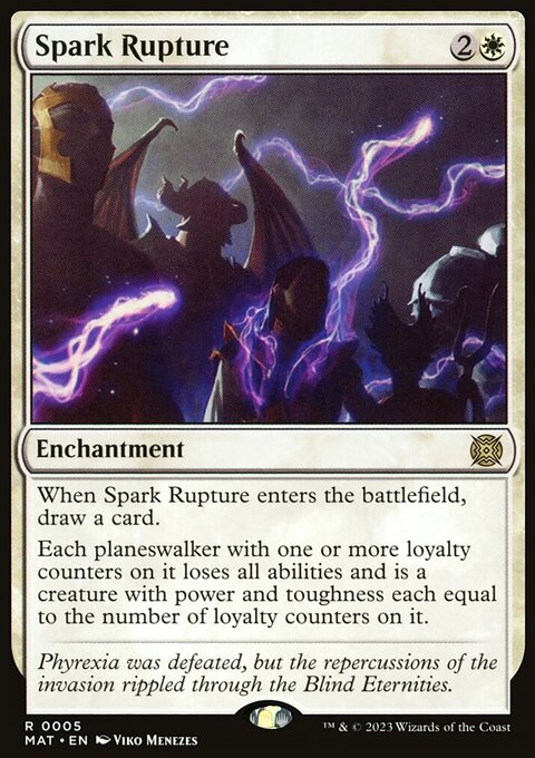 Spark Rupture, March of the Machine: The Aftermath #5, Magic: The Gathering card