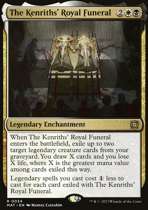 The Kenriths' Royal Funeral, March of the Machine: The Aftermath #34, Magic: The Gathering card